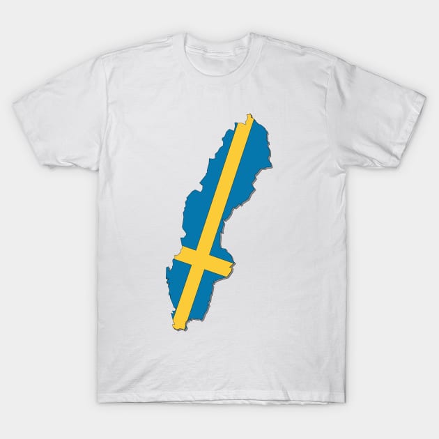 Sweden T-Shirt by Vikingnerds